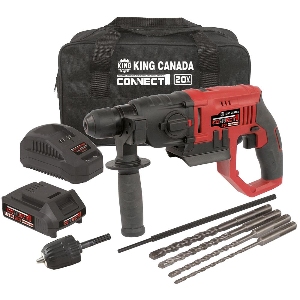 20V max. Li-ion cordless hammer drill kit<span class=' ItemWarning' style='display:block;'>Item is usually in stock, but we&#39;ll be in touch if there&#39;s a problem<br /></span>