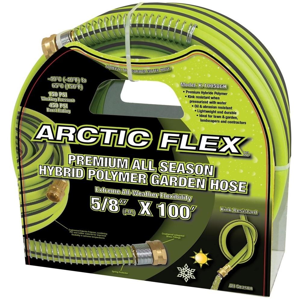 5/8&#34; x 100&#39; Premium hybrid polymer garden hose<span class=' ItemWarning' style='display:block;'>Item is usually in stock, but we&#39;ll be in touch if there&#39;s a problem<br /></span>