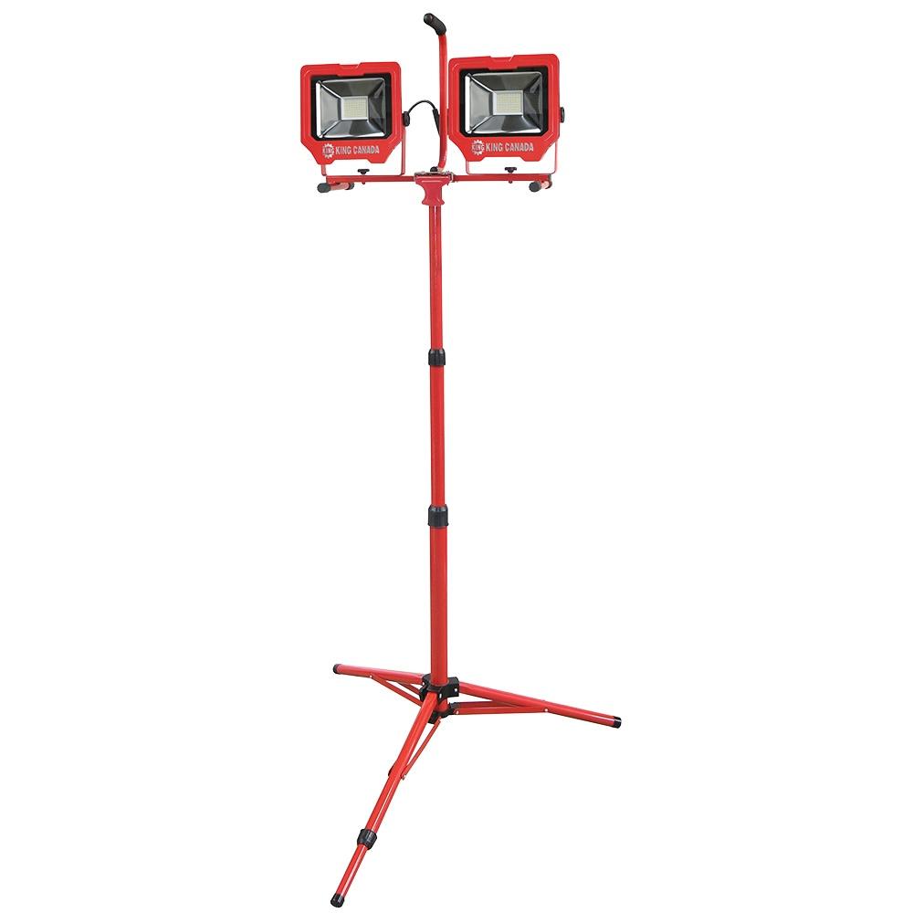 8000 Lumen twin led work light with tripod<span class=' ItemWarning' style='display:block;'>Item is usually in stock, but we&#39;ll be in touch if there&#39;s a problem<br /></span>