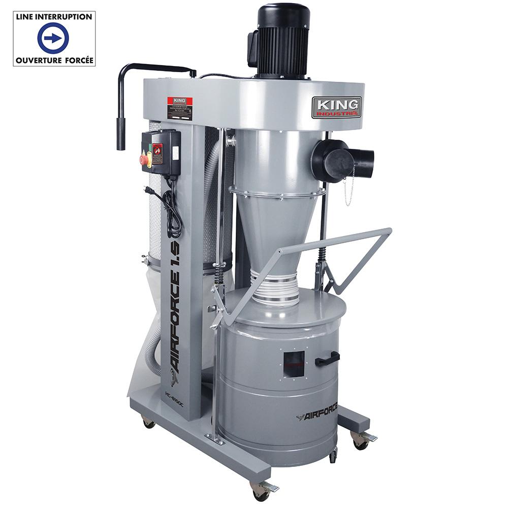 1.5 HP Cyclone dust collector<span class=' ItemWarning' style='display:block;'>Item is usually in stock, but we&#39;ll be in touch if there&#39;s a problem<br /></span>
