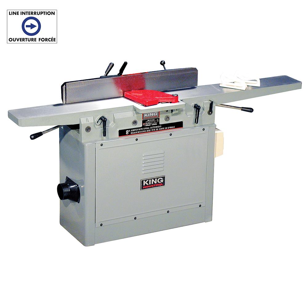 8&#34; Industrial jointer with spiral cutterhead<span class=' ItemWarning' style='display:block;'>Item is usually in stock, but we&#39;ll be in touch if there&#39;s a problem<br /></span>