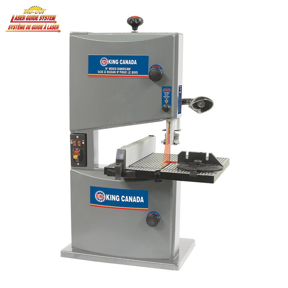 Scie à ruban 9&#34; pour le bois avec guide à laser<span class=' ItemWarning' style='display:block;'>Item is usually in stock, but we&#39;ll be in touch if there&#39;s a problem<br /></span>