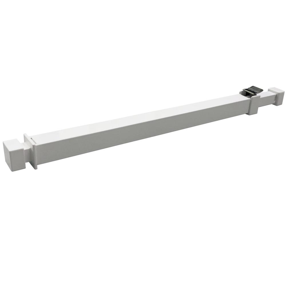 Window Security Bar with Anti-Lift Lock - For Windows 16 inches - 27 inches (White)<span class=' ItemWarning' style='display:block;'>Item is usually in stock, but we&#39;ll be in touch if there&#39;s a problem<br /></span>