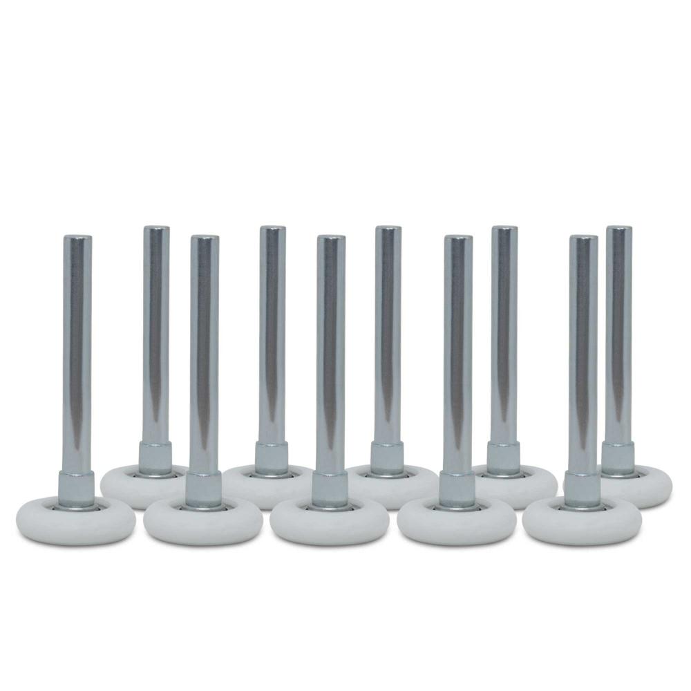 Premium Nylon Garage Rollers, 2&#34; w/ 10 ball-bearings (10-pk)<span class=' ItemWarning' style='display:block;'>Item is usually in stock, but we&#39;ll be in touch if there&#39;s a problem<br /></span>