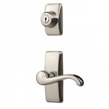 Ideal Security HK01-I-099 - GL Lever Set with Keyed Deadbolt (Satin nickel)