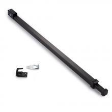 Ideal Security BK110BL - Patio Door Security Bar with Anti-Lift Lock (Black)