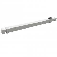 Ideal Security BK111W - Window Security Bar with Anti-Lift Lock - For Windows 16 inches - 27 inches (White)