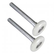 Ideal Security SK7123 - Premium Nylon Garage Rollers, 2" w/ 10 ball-bearings (2-pk)