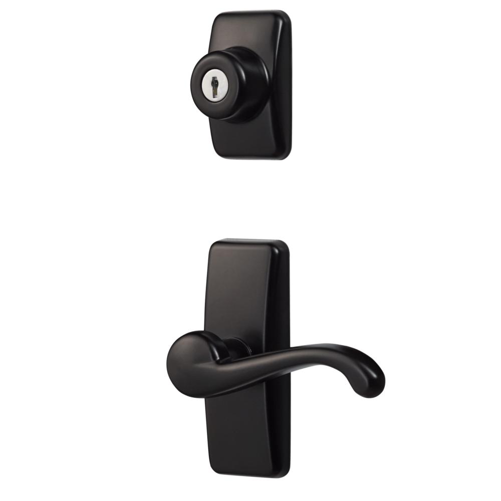 Poignée à levier GL avec pêne dormant à clé, noir<span class=' ItemWarning' style='display:block;'>Item is usually in stock, but we&#39;ll be in touch if there&#39;s a problem<br /></span>