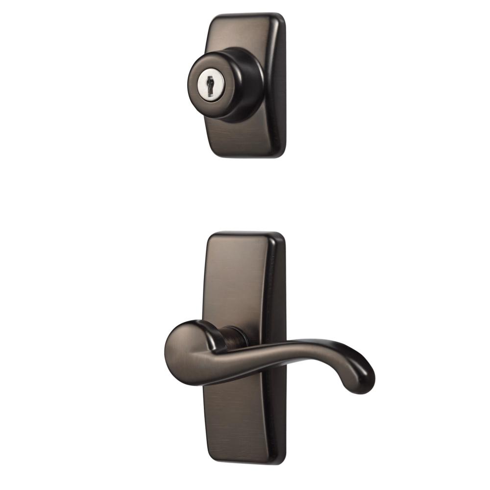 Poignée à levier GL avec pêne dormant à clé, bronze huilé<span class=' ItemWarning' style='display:block;'>Item is usually in stock, but we&#39;ll be in touch if there&#39;s a problem<br /></span>
