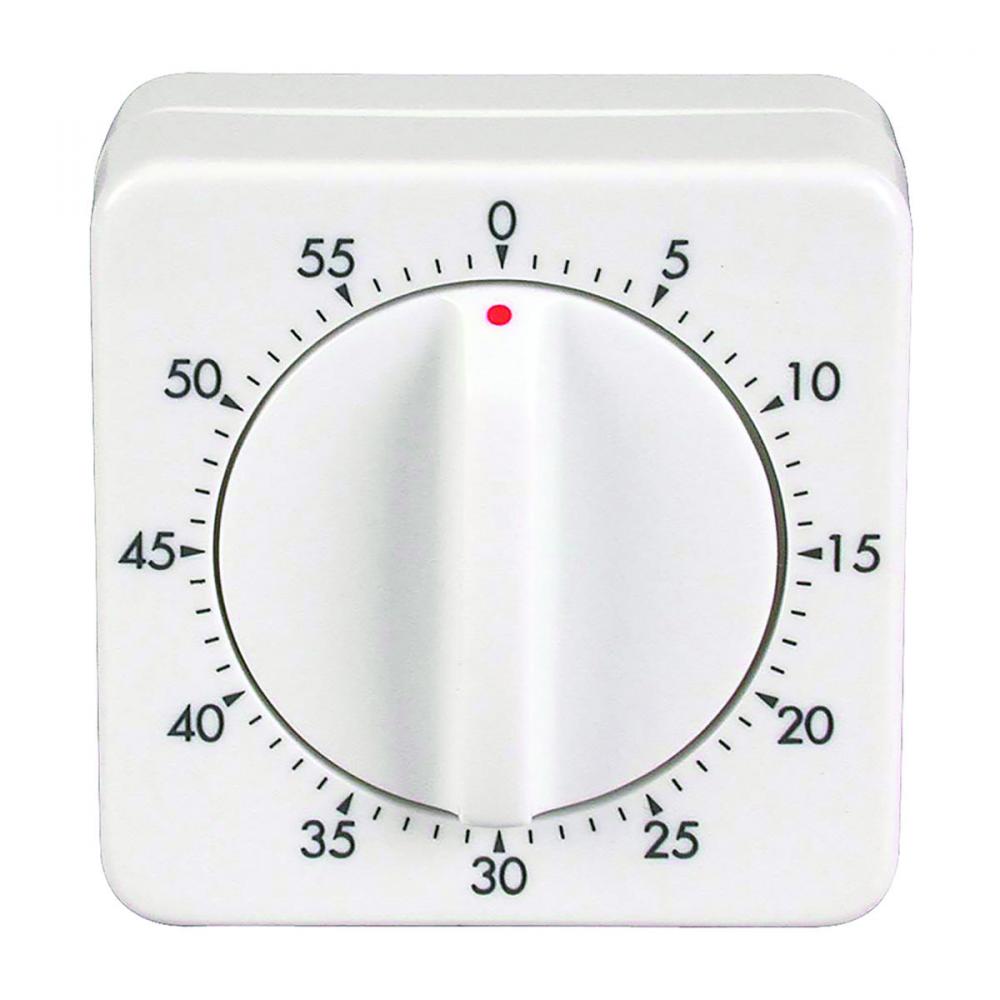 Mechanical Timer (1 Hour Alarm)<span class=' ItemWarning' style='display:block;'>Item is usually in stock, but we&#39;ll be in touch if there&#39;s a problem<br /></span>