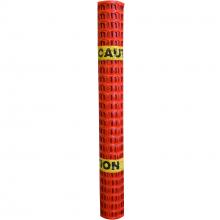 Quest Brands OBF 504 XY - 4' x 50'- Heavy Weight Oval Barricade Fence - Caution