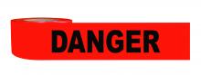 Quest Brands R14M31000D-12 - Danger - Red (3"x1,000')