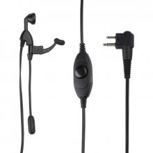 Lenbrook PMMN4001 - Ultra-Light Earpiece with Boom Microphone and In-Line PTT