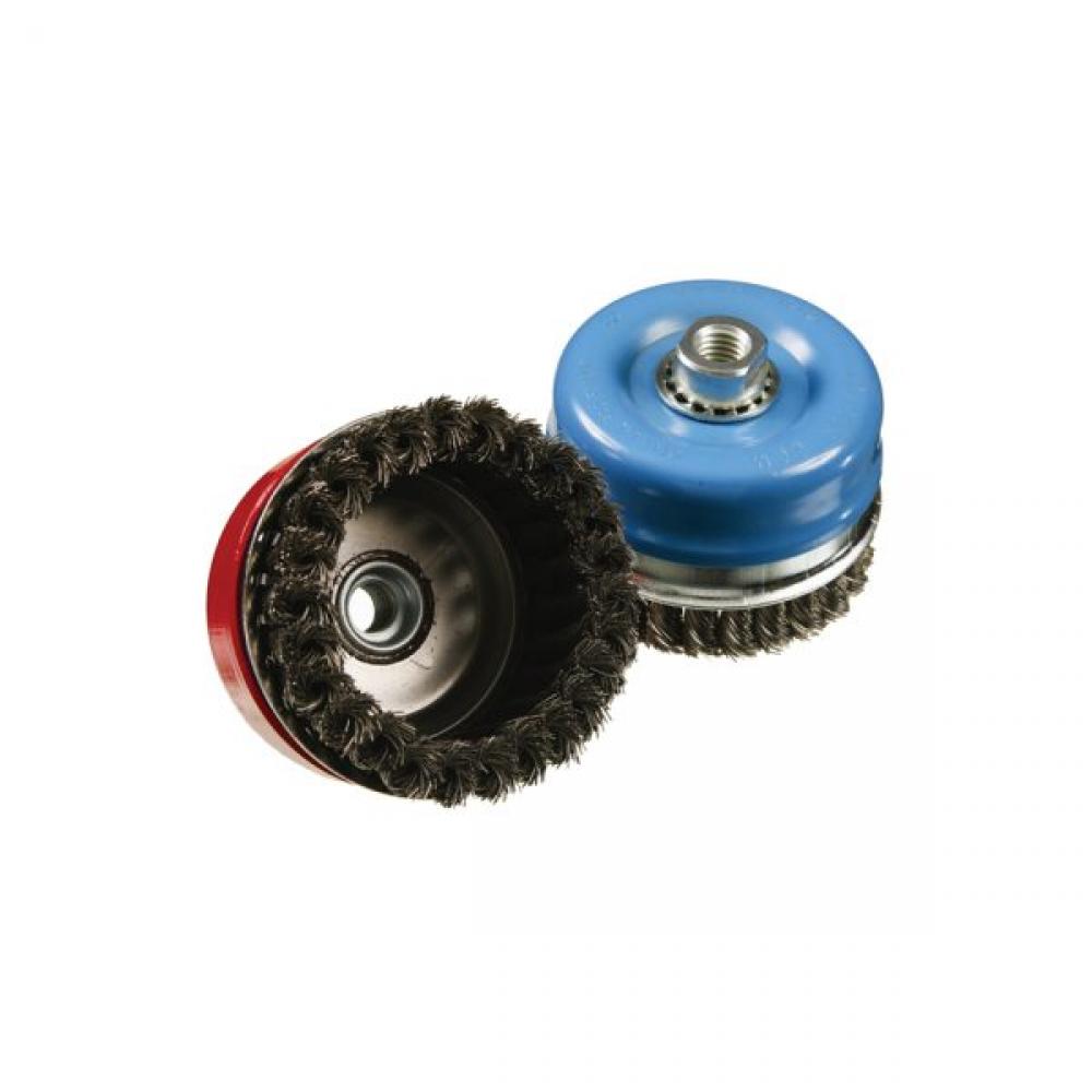 5&#34; BANDED KNOT CUP BRUSH  5/8-11NC .020 STEEL<span class=' ItemWarning' style='display:block;'>Item is usually in stock, but we&#39;ll be in touch if there&#39;s a problem<br /></span>