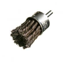 Felton Brushes 185SS - 1" CABLE TWIST END BRUSH 1/4" SHANK .020 SS