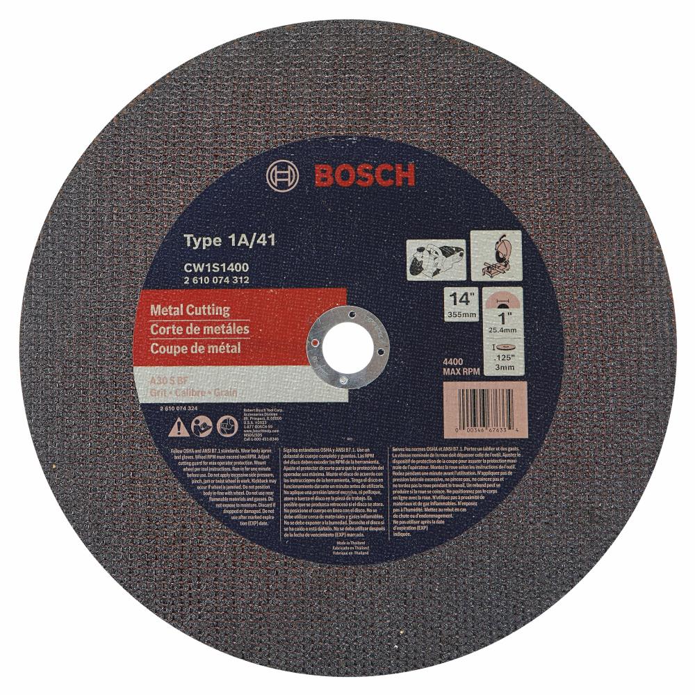 14 In. Metal Cutting Abrasive Wheel<span class=' ItemWarning' style='display:block;'>Item is usually in stock, but we&#39;ll be in touch if there&#39;s a problem<br /></span>