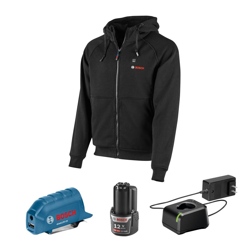 12V Max Heated Hoodie Kit with Portable Power Adapter - Size Small<span class=' ItemWarning' style='display:block;'>Item is usually in stock, but we&#39;ll be in touch if there&#39;s a problem<br /></span>