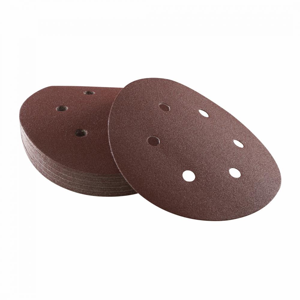 5 pc. 80 Grit 6&#34; 6 Hole Hook-And-Loop Sanding Discs<span class=' ItemWarning' style='display:block;'>Item appears to be in stock and ready to ship<br /></span>