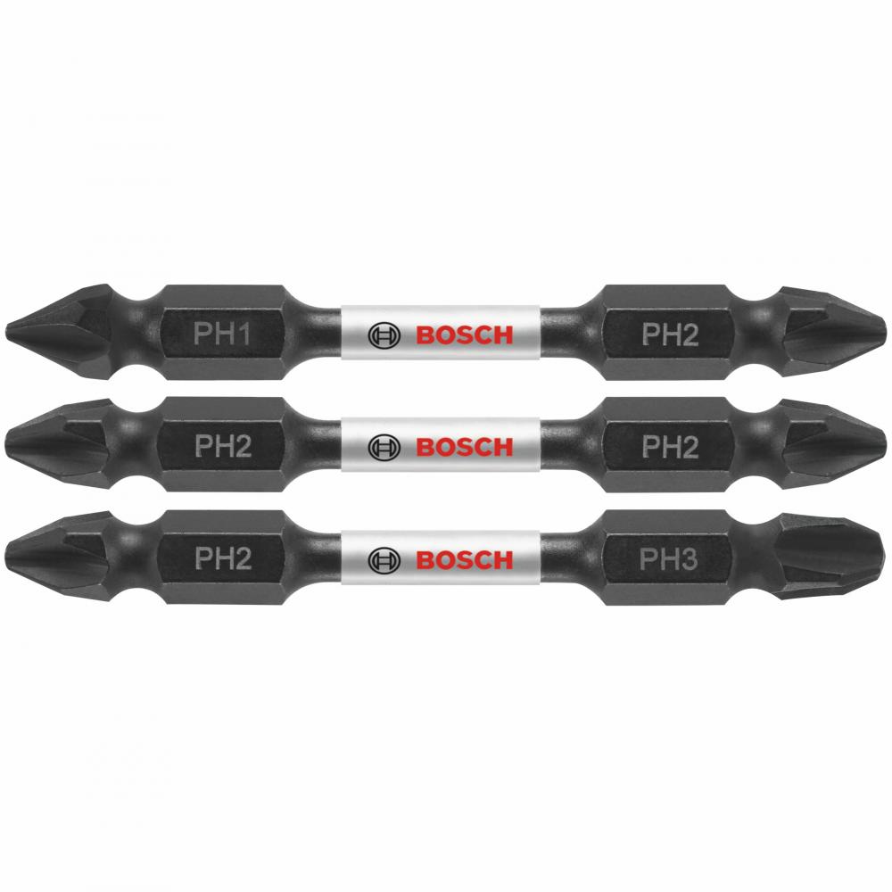 3 pc. Impact Tough™ 2.5&#34; Phillips® Double-Ended Bit Set<span class=' ItemWarning' style='display:block;'>Item is usually in stock, but we&#39;ll be in touch if there&#39;s a problem<br /></span>