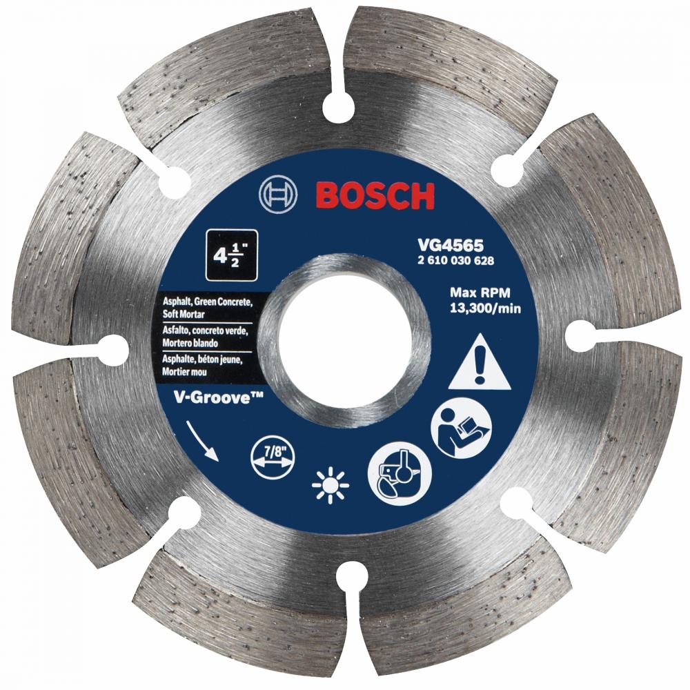5 In. Segmented Rim V-Groove Blade<span class=' ItemWarning' style='display:block;'>Item is usually in stock, but we&#39;ll be in touch if there&#39;s a problem<br /></span>