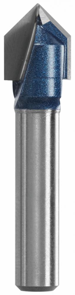 Carbide-Tipped V-Groove Router Bit<span class=' ItemWarning' style='display:block;'>Item is usually in stock, but we&#39;ll be in touch if there&#39;s a problem<br /></span>