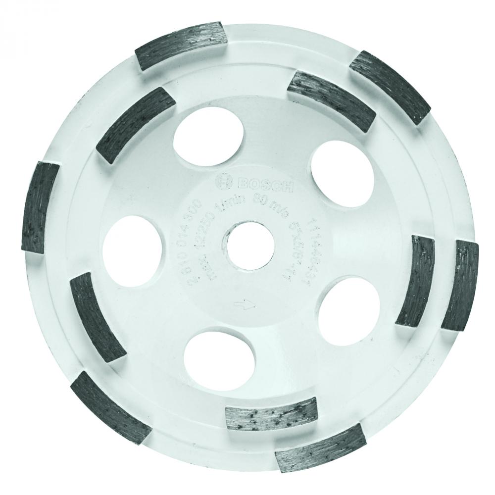 5&#34; Double Row Segmented Diamond Cup Wheel<span class=' ItemWarning' style='display:block;'>Item is usually in stock, but we&#39;ll be in touch if there&#39;s a problem<br /></span>