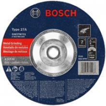 Bosch GW27M701 - 7" 1/4" 5/8-11" Arbor Type 27 30 Grit Grinding Abrasive Wheel