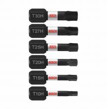Bosch ITTHV106 - 6 pc. 1 In. TorxÂŽ Insert Bit Se