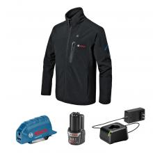 Bosch GHJ12V-20MN12 - 12V Max Heated Jacket Kit with Portable Power Adapter - Size Medium