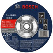 Bosch CG27M701 - 7" 1/8" 5/8-11" Arbor Type 27 24 Grit Light Grinding/Metal Cutting Abrasive Wheel