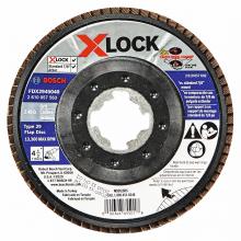 Bosch FDX2945040 - 4-1/2" X-LOCK Arbor Type 29 40 Grit Flap Disc