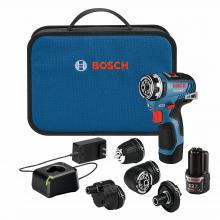 Bosch GSR12V-300FCB22 - 12V Max Chameleon Drill/Driver with 5-In-1 Flexiclick® System with (2) 2.0 Ah Batteries
