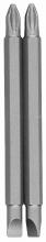 Bosch CC60467 - 2 pc. 3-1/2" Phillips®/Slotted Double-Ended Bits Set