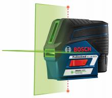 Bosch GCL100-80CG-B - 12V Max Connected Green-Beam Cross-Line Laser with (2) 12V Max 2.0 Ah Batteries