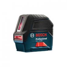 Bosch GCL 2-160 S - Self-Leveling Cross-Line Laser with Plumb Points