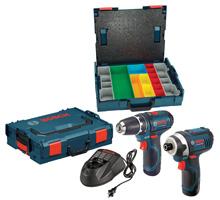 Bosch CLPK22-120AL - 12 V Max 2-Tool Lithium-Ion Cordless Combo Kit with L-Boxx-1A