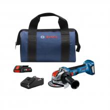 Bosch GWX18V-8B15 - 18V X-LOCK Brushless 4-1/2" Angle Grinder Kit with (1) CORE18V 4.0 Ah Compact Battery