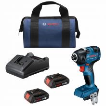 Bosch GDR18V-1800B22 - 18V 1/4 In. Hex Impact Driver Kit