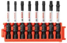 Bosch CCSSQV208 - 8 pc. Impact Tough™ Square 2" Power Bits with Clip for Custom Case System