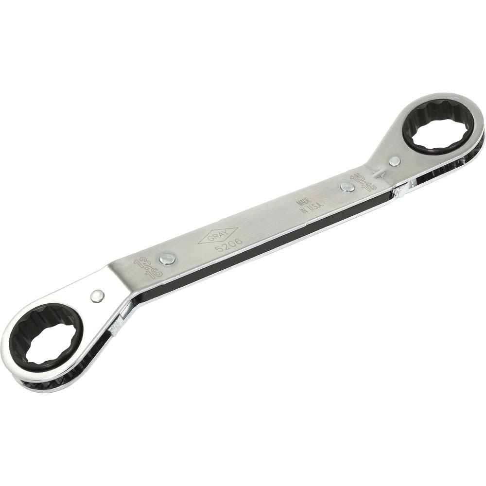 13/16&#34;x 15/16&#34; 12 Point, 25° Offset Ratcheting Box Wrench, Mirror Chrome Finish<span class=' ItemWarning' style='display:block;'>Item is usually in stock, but we&#39;ll be in touch if there&#39;s a problem<br /></span>