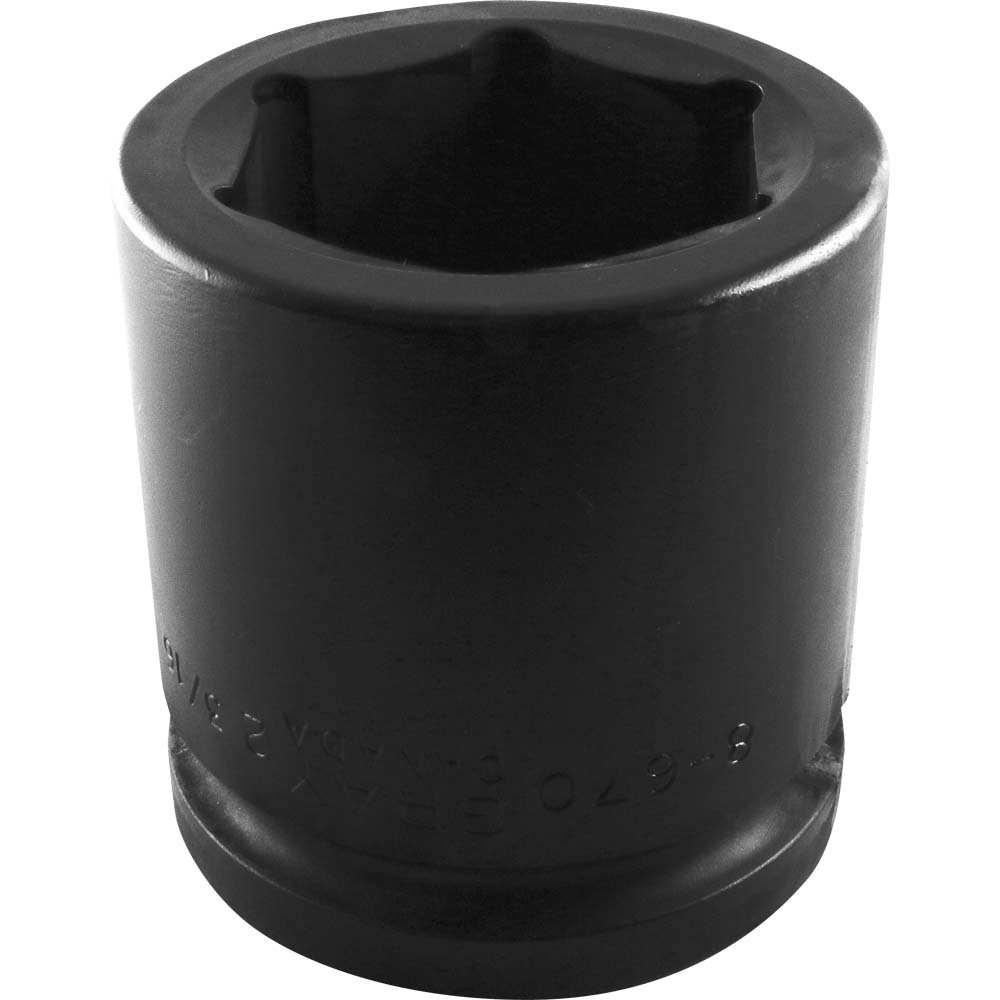 2-3/16&#34; X 1-1/2&#34; Drive, 6 Point Standard Length, Impact Socket<span class=' ItemWarning' style='display:block;'>Item is usually in stock, but we&#39;ll be in touch if there&#39;s a problem<br /></span>