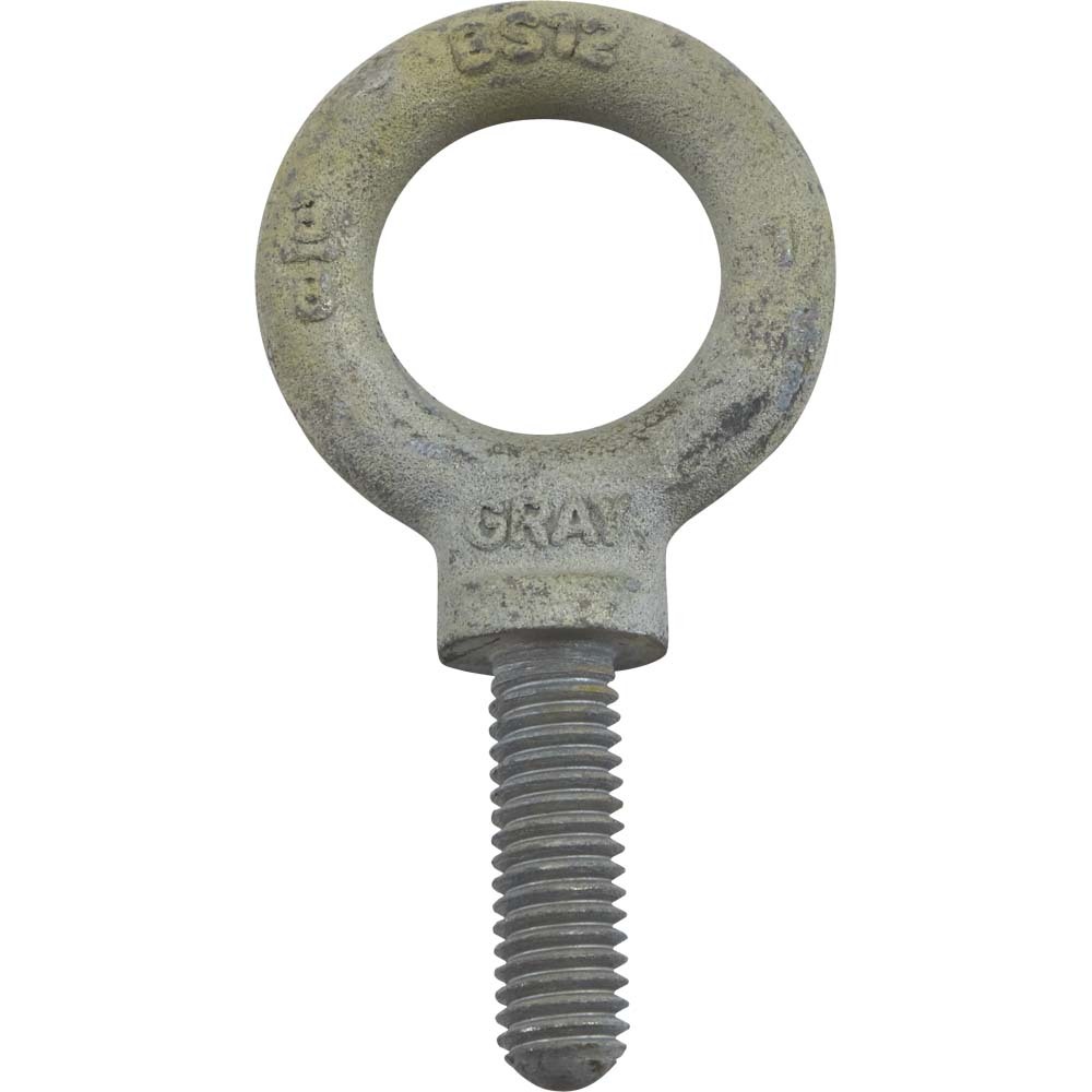 3/8-16 Thread Galvanized, Shoulder Pattern Eyebolt<span class=' ItemWarning' style='display:block;'>Item is usually in stock, but we&#39;ll be in touch if there&#39;s a problem<br /></span>