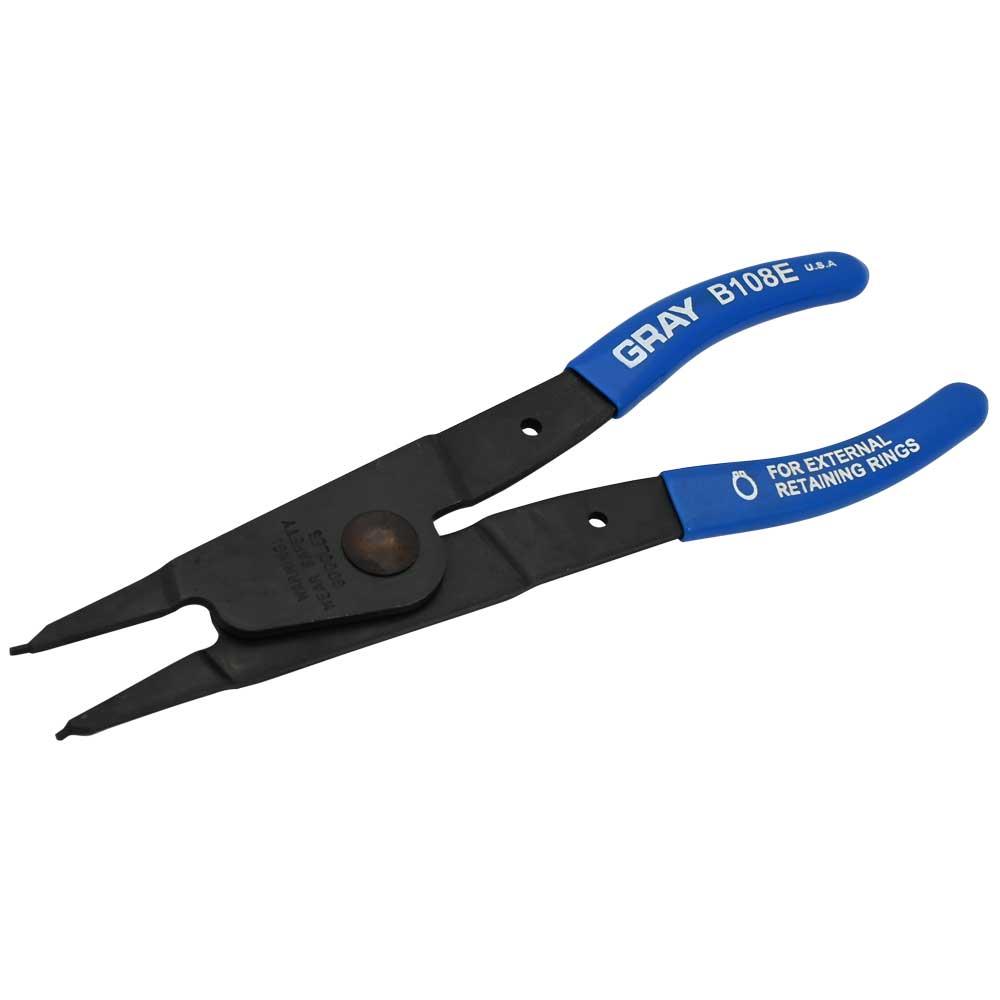 Snap Ring Industrial External Plier, 7&#34; Long, Straight .070 Fixed Tip<span class=' ItemWarning' style='display:block;'>Item is usually in stock, but we&#39;ll be in touch if there&#39;s a problem<br /></span>