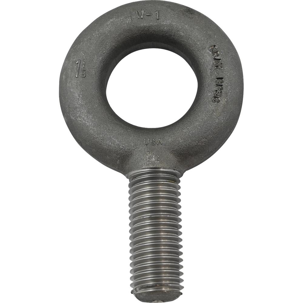 1-1/8-7 Plain Pattern Eye Bolt, 2-3/4&#34; Shank<span class=' ItemWarning' style='display:block;'>Item is usually in stock, but we&#39;ll be in touch if there&#39;s a problem<br /></span>