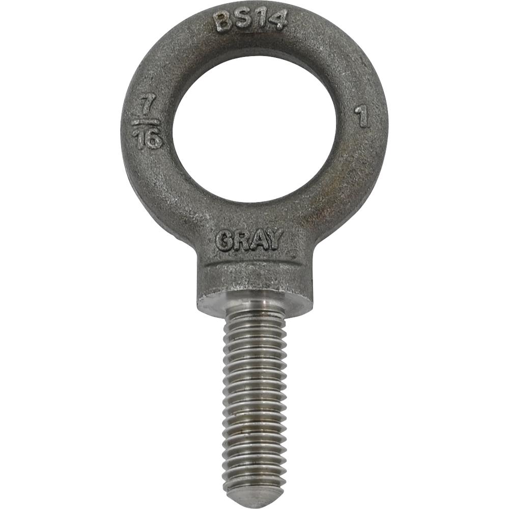 7/16-14 Shoulder Pattern Eye Bolt, 1-3/8&#34; Shank<span class=' ItemWarning' style='display:block;'>Item is usually in stock, but we&#39;ll be in touch if there&#39;s a problem<br /></span>