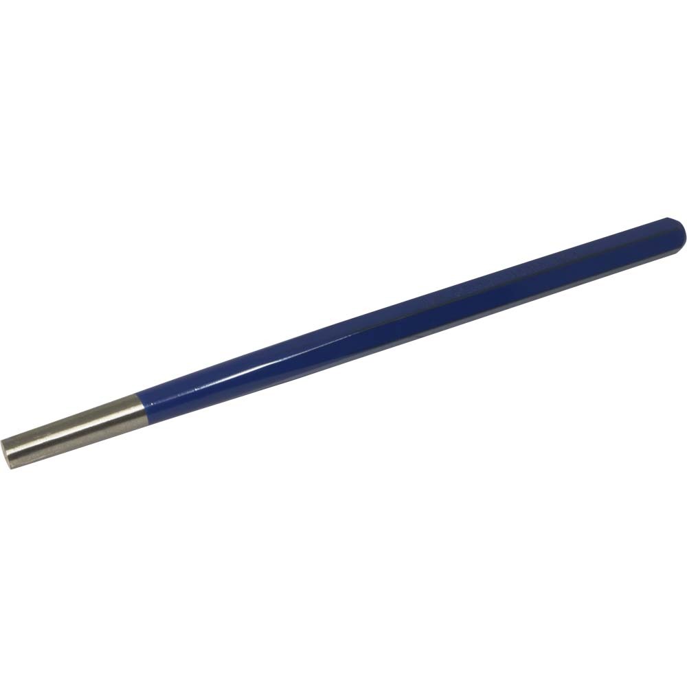 Long Taper Punch, 3/8&#34; Pin Diameter X 1/2&#34; Body X 9-1/2&#34; Long<span class=' ItemWarning' style='display:block;'>Item is usually in stock, but we&#39;ll be in touch if there&#39;s a problem<br /></span>