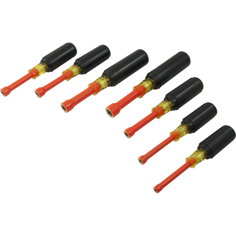7 Piece SAE Nut Driver Set, 1000V Insulated<span class=' ItemWarning' style='display:block;'>Item is usually in stock, but we&#39;ll be in touch if there&#39;s a problem<br /></span>