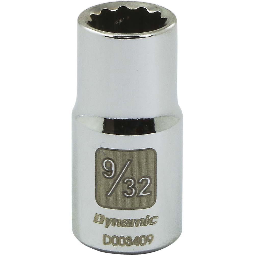 1/4&#34; Drive 12 Point SAE, 9/32&#34; Standard Length, Chrome Finish Socket<span class=' ItemWarning' style='display:block;'>Item is usually in stock, but we&#39;ll be in touch if there&#39;s a problem<br /></span>