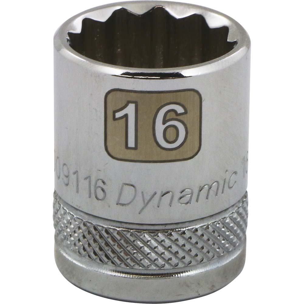 3/8&#34; Drive 12 Point Metric, 16mm Standard Length, Chrome Finish Socket<span class=' ItemWarning' style='display:block;'>Item is usually in stock, but we&#39;ll be in touch if there&#39;s a problem<br /></span>